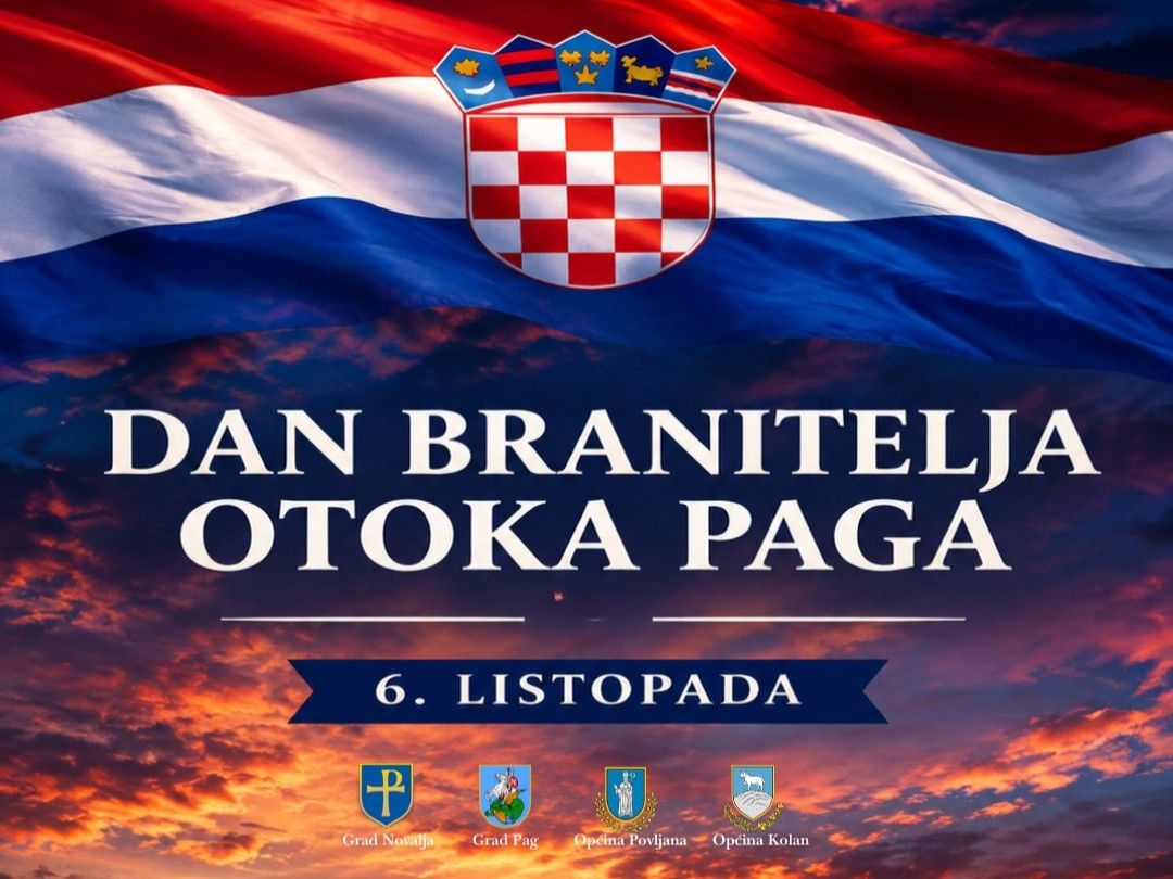 6. listopada obilježavat će se Dan branitelja otoka Paga