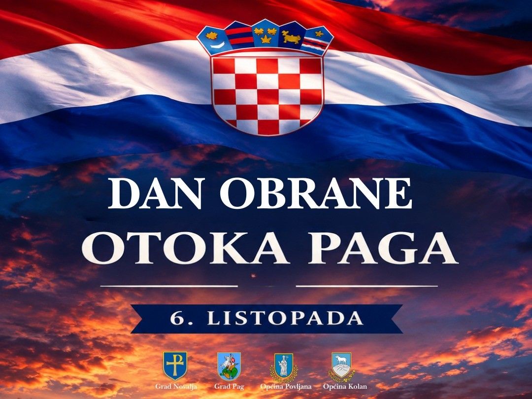 6. listopada obilježavat će se Dan obrane otoka Paga