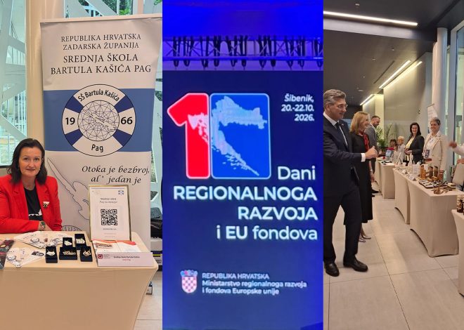 Paška baština i učenička kreativnost predstavljeni na Danima regionalnoga razvoja i EU fondova