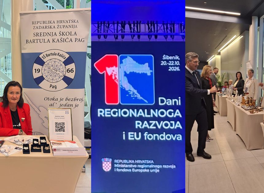 Paška baština i učenička kreativnost predstavljeni na Danima regionalnoga razvoja i EU fondova