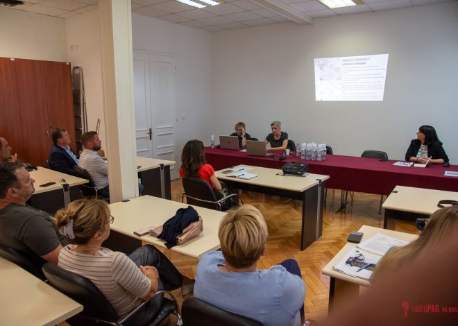 Održano Javno izlaganja Studije Glavne ocjene Studije Glavne ocjene prihvatljivosti za ekološku mrežu za zahvat „Izgradnja gospodarske građevine za uzgoj ovaca (ovčarnik) u Gradu Pagu