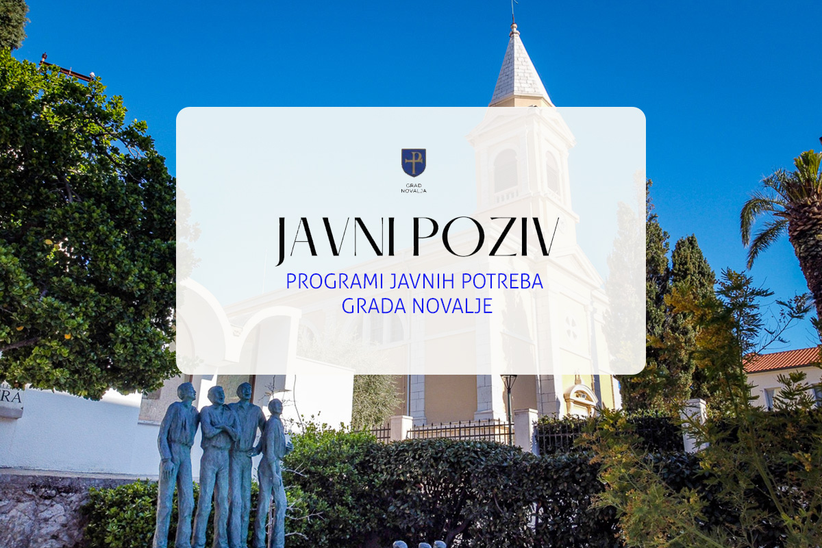 Grad Novalja poziva na prijavu programa i projekata za 2027. godinu