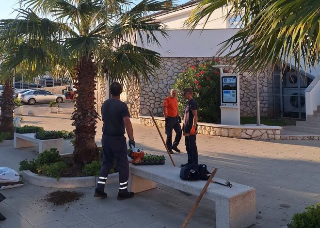 Jesensko uređenje javnih zelenih površina u Povljani