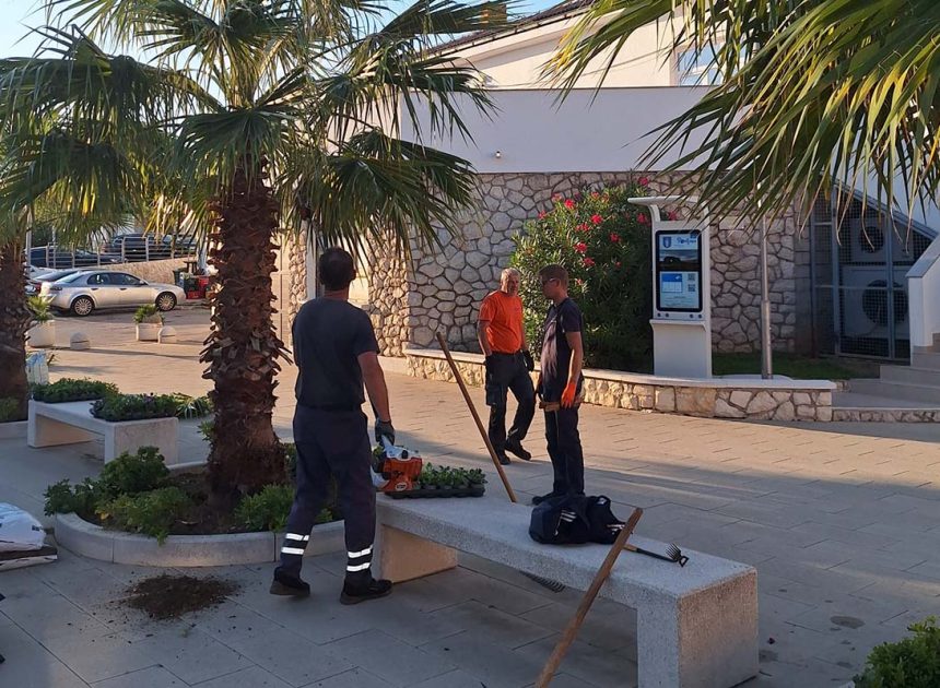 Jesensko uređenje javnih zelenih površina u Povljani