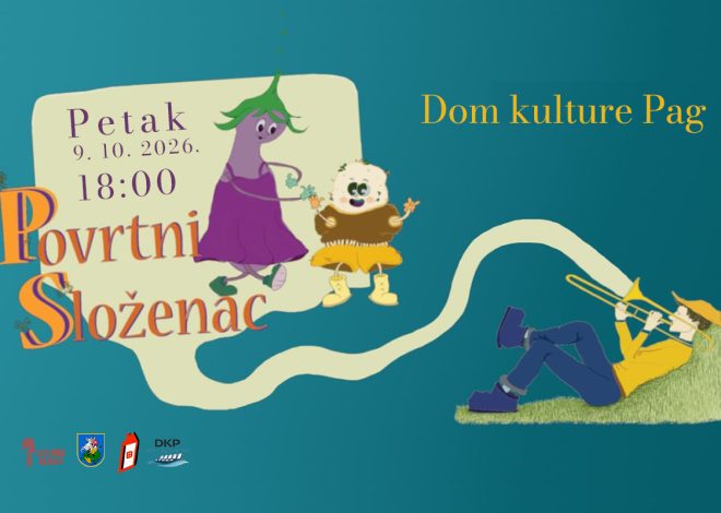 Povrtni složenac Kazališne družine Emma i Centra za dramsku umjetnost u Domu kulture Pag